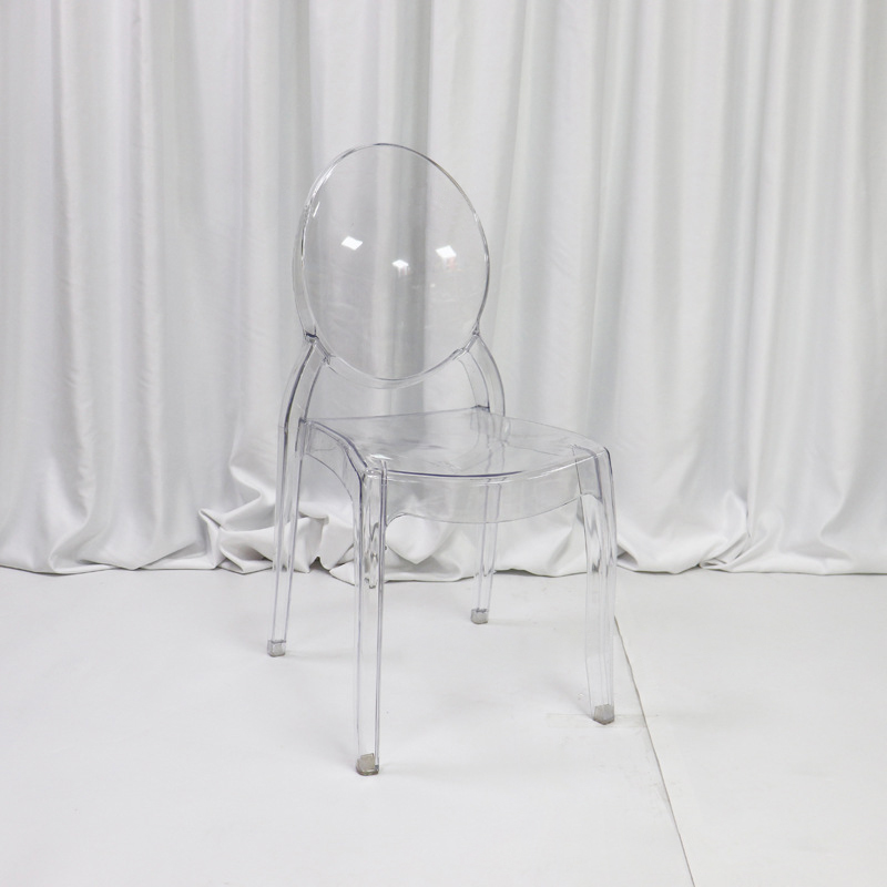 HY Transparent Resin Plastic Clear Chiavari Rental Event Party Banquet Hotel Hall Wedding Decoration Chair